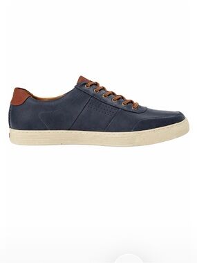 Men's Sperry Goldcup Sneaker Casual Navy Leather with Brown Accents